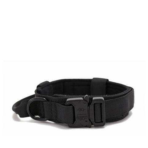 Ensemble collier et laisse pour chien en nylon durable, laisse réfléchissante, collier d'entraînement tactique pour chien, grand ensemble de laisses pour chien