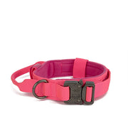 Ensemble collier et laisse pour chien en nylon durable, laisse réfléchissante, collier d'entraînement tactique pour chien, grand ensemble de laisses pour chien