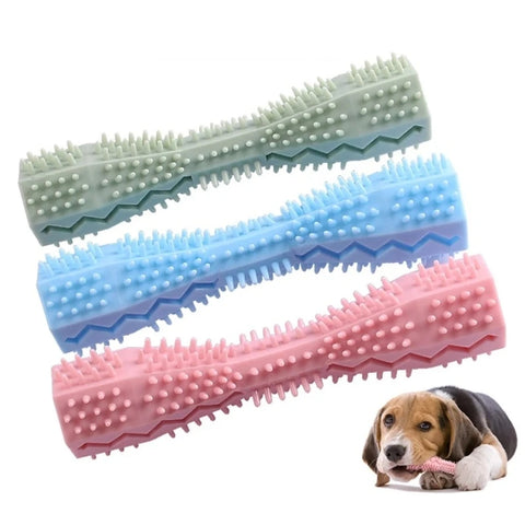 Pet teething toy Dog chew stick Bite resistant pet fun leaky food toy teething cleaner stick